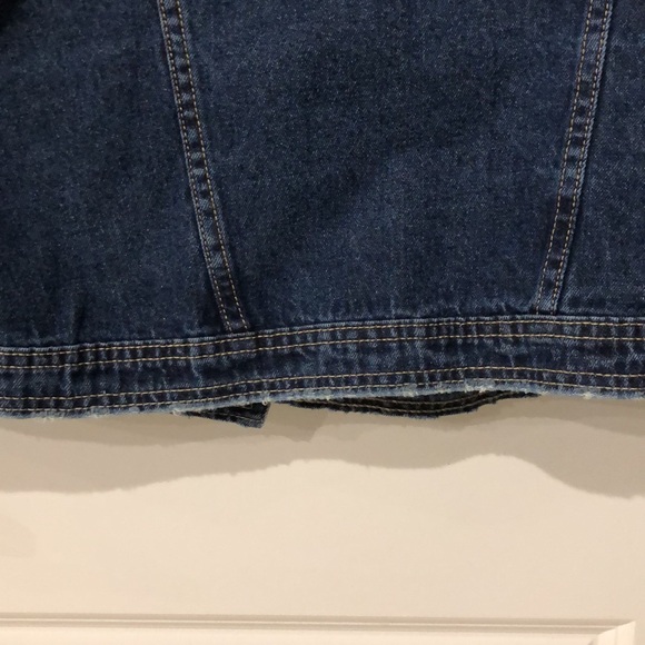 4-Pocket Dark Denim Long Sleeve Jacket - Picture 6 of 7